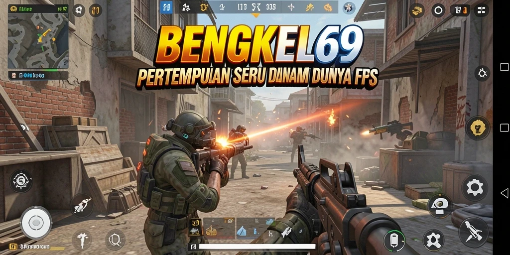 Gameplay BENGKEL69 yang menegangkan dan seru dalam aksi tembak-menembak.