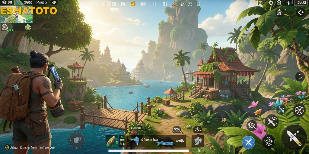 Tangkapan layar utama ESHATOTO menampilkan gameplay Open World yang mendebarkan.