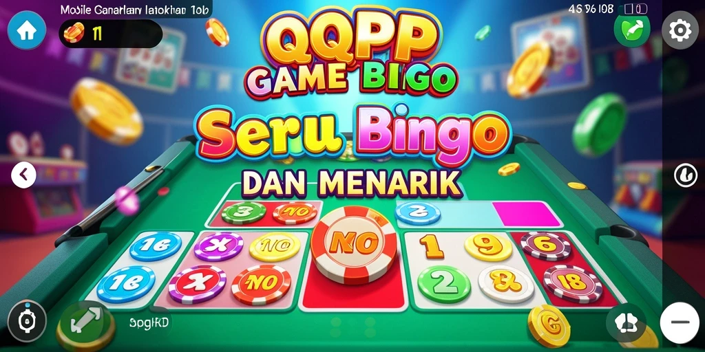 Screenshot gameplay QQRP yang menarik saat bermain Bingo.