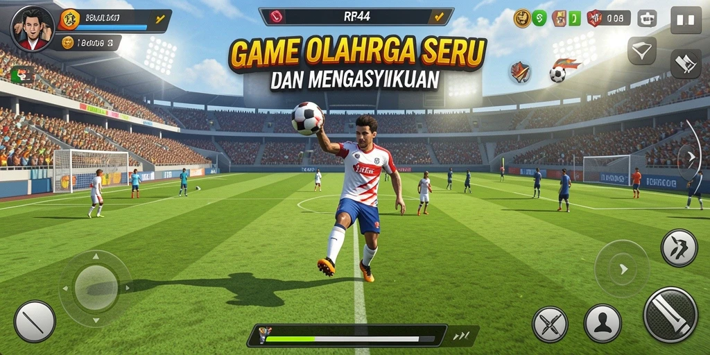 Tampilan gameplay yang menegangkan dan seru di RR44.
