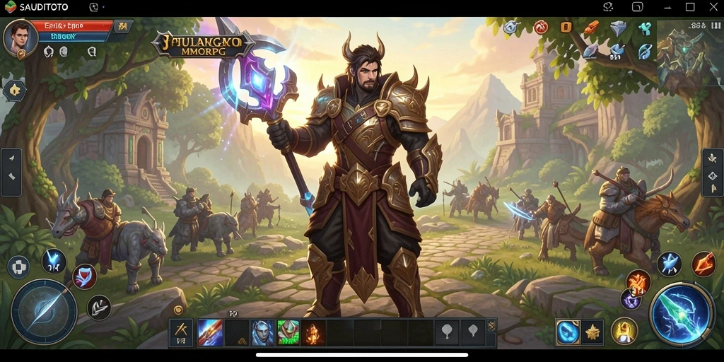 Tampilan gameplay <strong>SAUDITOTO</strong> yang penuh aksi dan petualangan seru.